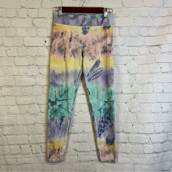 Eddie Bauer Tie-dyed Leggings size large (14/16) - Picture 1 of 7